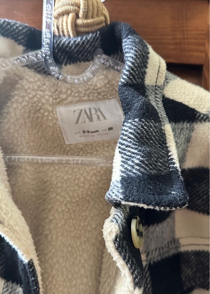 Zara içi kürklü kaban - Görsel 2