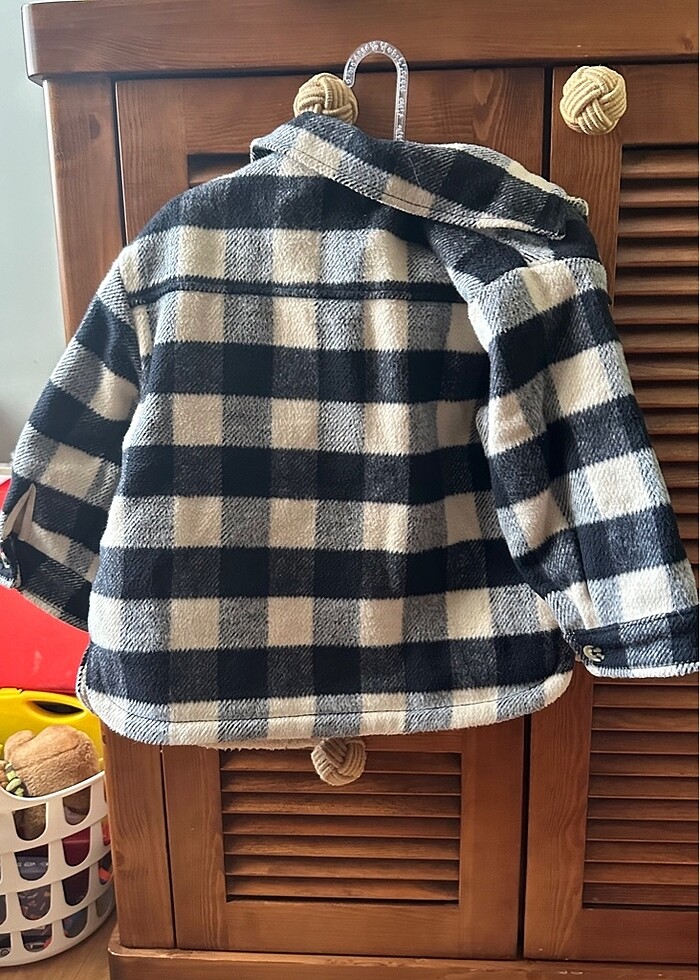 Zara içi kürklü kaban - Görsel 3