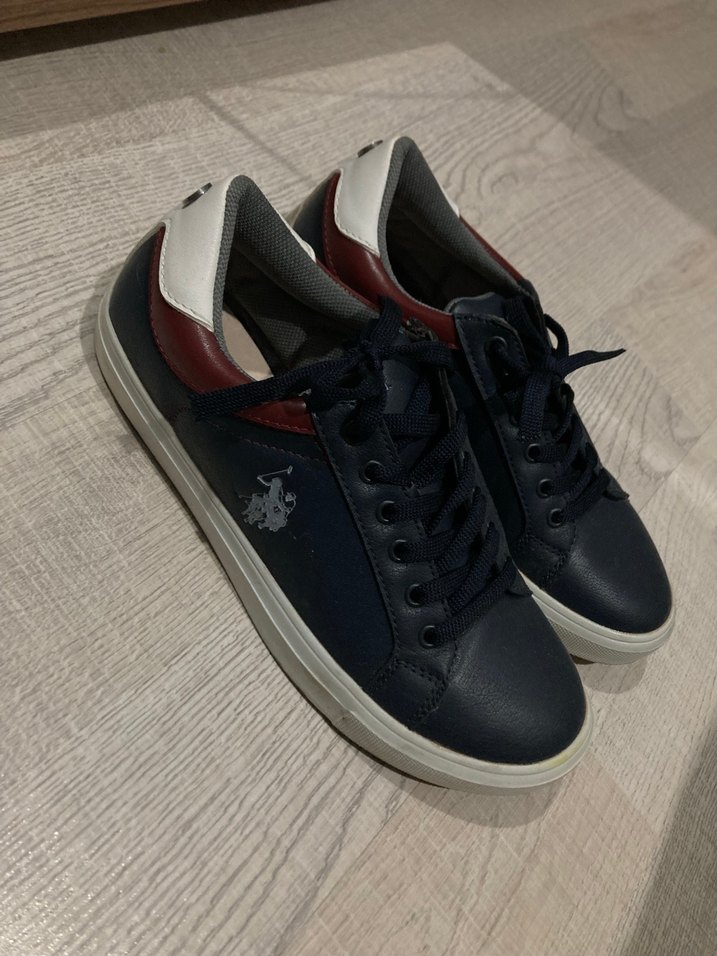 Polo sneaker lacivert borda detaylı ayakkabı - Görsel 2