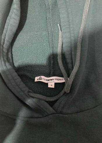 Unisex  Kapüşonlu Basic Sweatshirt - Görsel 3