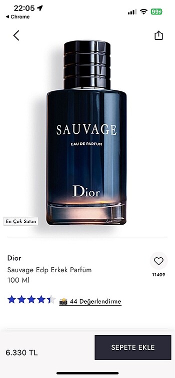 Dior Sauvage Edp 100 ml