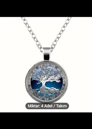 Beden mavi Renk YURTDIŞINDAN İTHAL TAKI SETİ