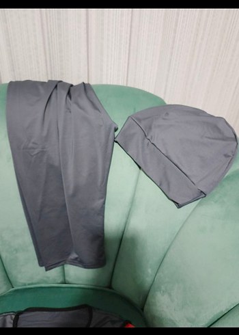 Sıfır kol büyük beden tesettür mayo - Görsel 4