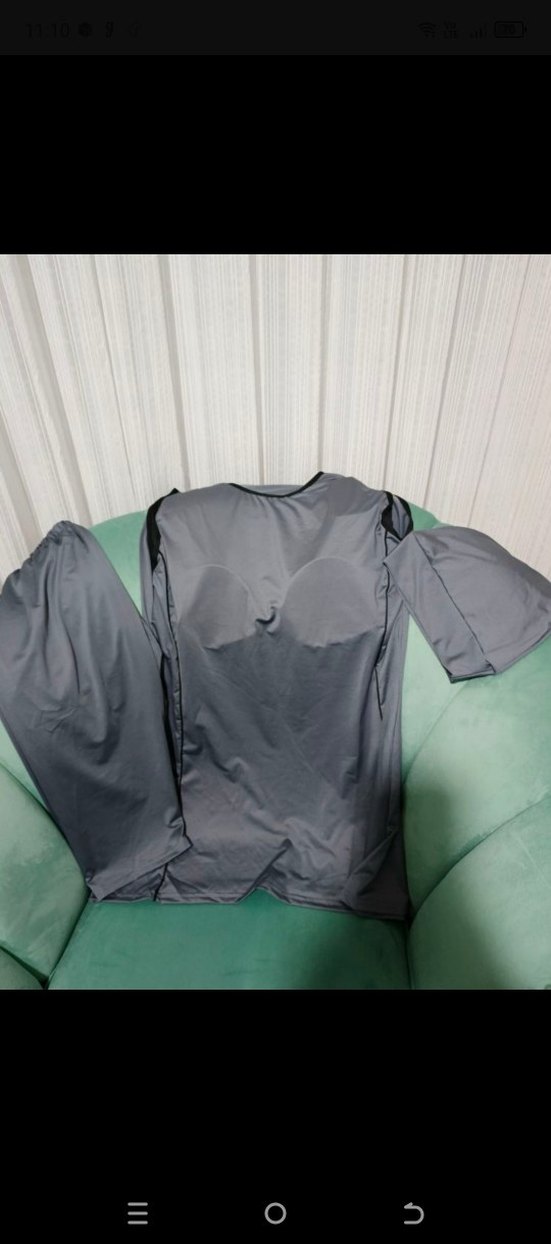 Sıfır kol büyük beden tesettür mayo - Görsel 3