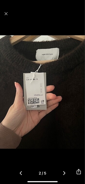 m Beden kahverengi Renk H&M kazak