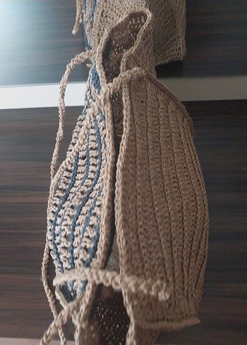 Bohem Örgü Kadın Çanta - Görsel 3