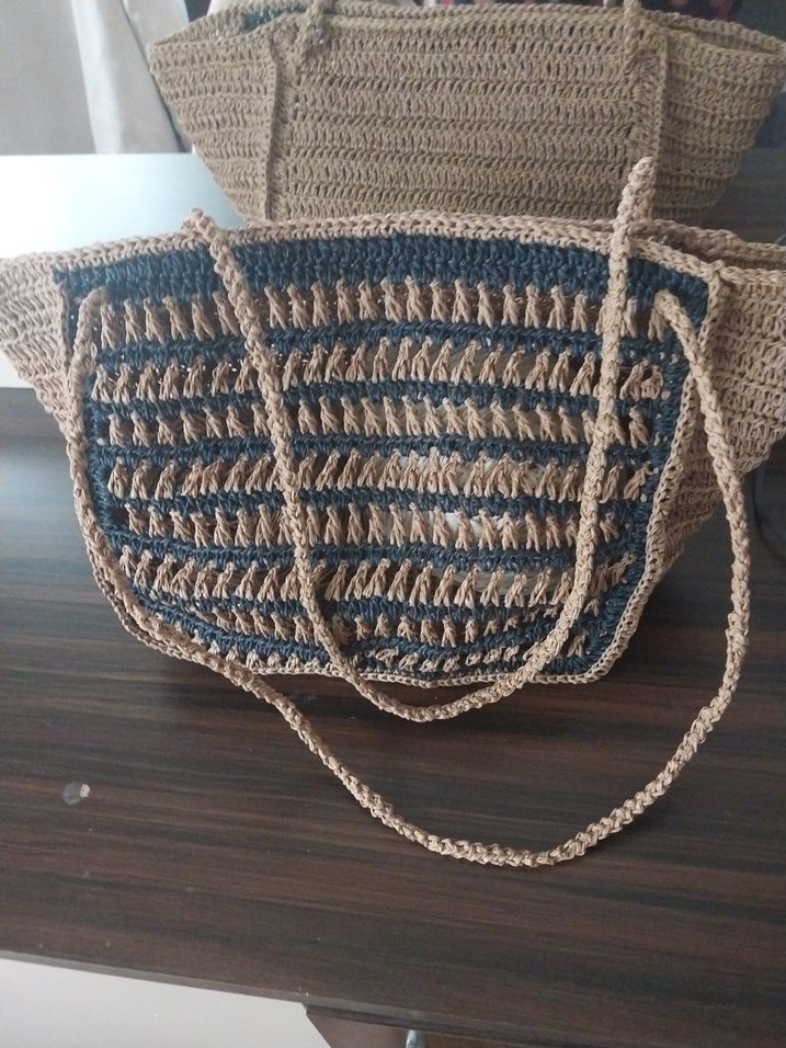 Bohem Örgü Kadın Çanta - Görsel 2