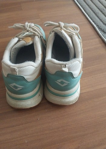 Turkuaz Bağcıklı Kadın Spor Ayakkabı - Görsel 5