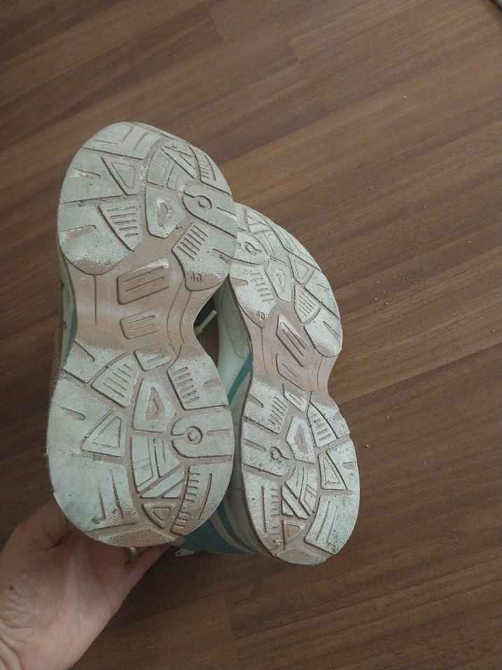 Turkuaz Bağcıklı Kadın Spor Ayakkabı - Görsel 4