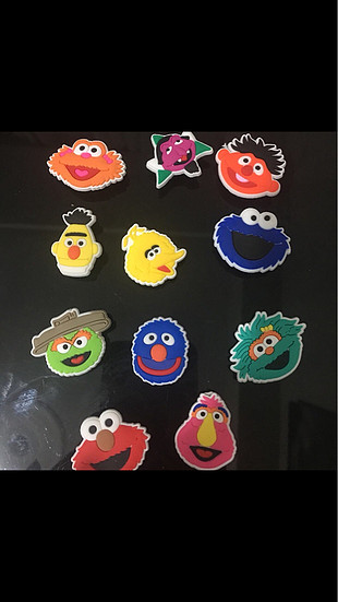 Crocs terlik süsü susam sokağı