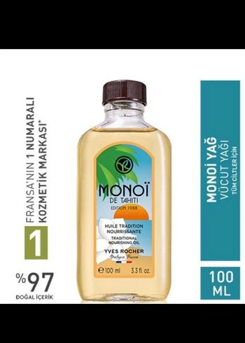 Yves Rocher Monoi De Tahiti Besleyici Vücut Yağı 100 ml