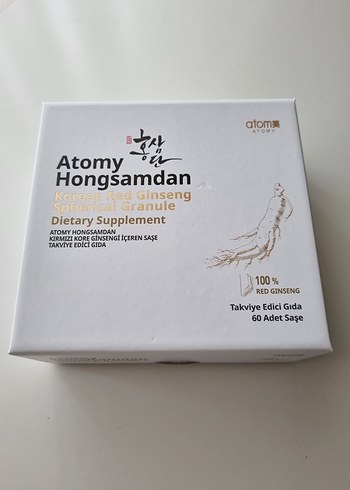 Atomy Hongsamdan Kore Kırmızı Ginseng Granül - Görsel 7