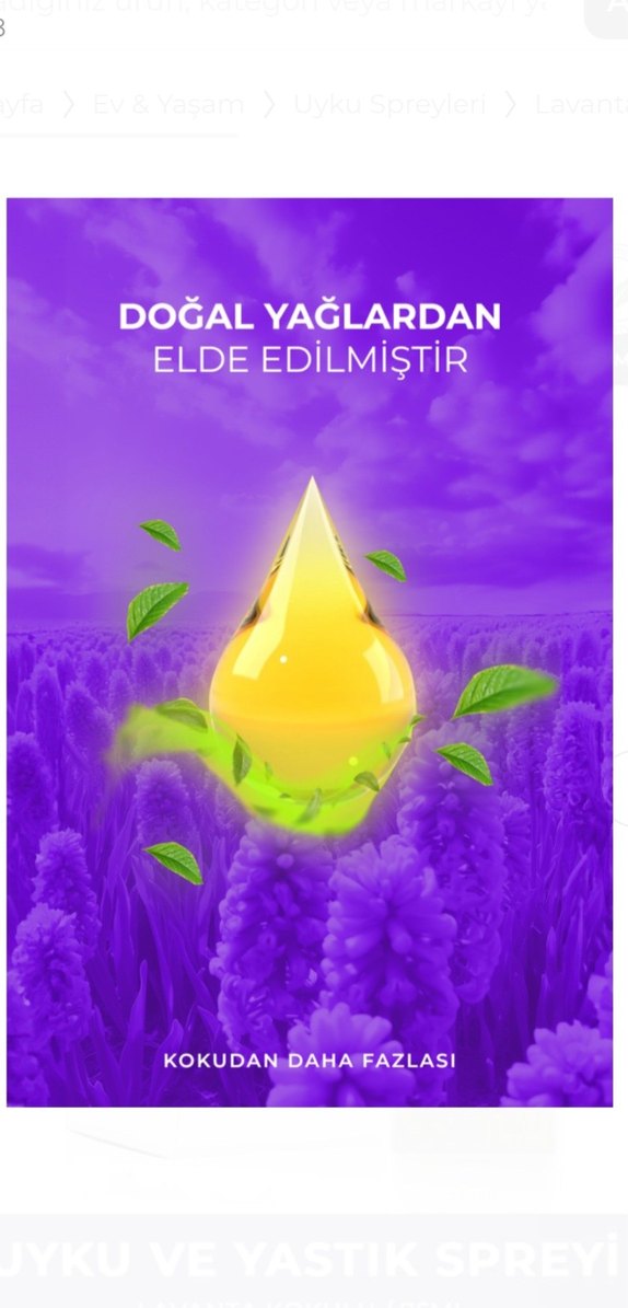 AURAN Uyku ve Yastık Spreyi Lavanta 75ml - Görsel 2