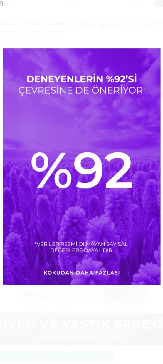 AURAN Uyku ve Yastık Spreyi Lavanta 75ml - Görsel 4