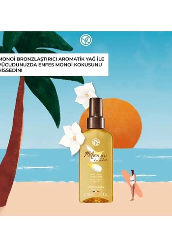 Monoi Bronzlaştırıcı Aromatik Vücut Yağı 125 ML - Görsel 2