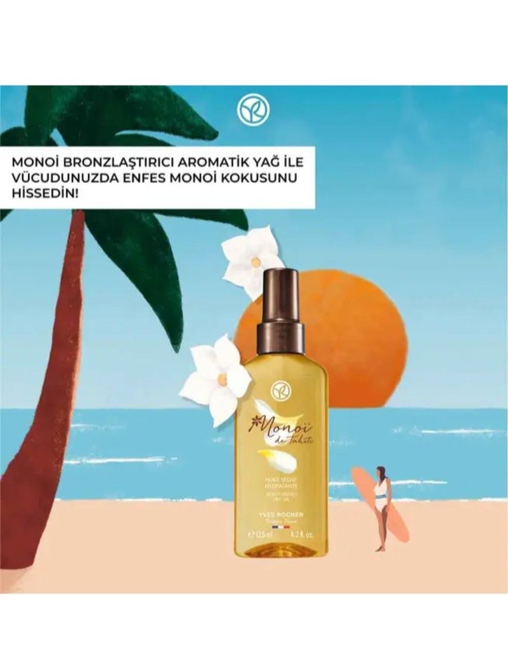 Monoi Bronzlaştırıcı Aromatik Vücut Yağı 125 ML - Görsel 2