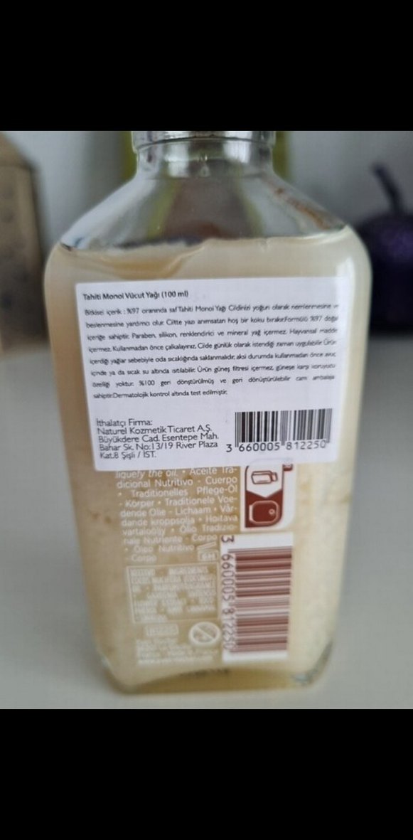 Yves Rocher Monoi de Tahiti Besleyici Yağ 100 ml - Görsel 4