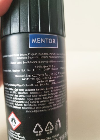 Mentor Adventure Erkek Roll-On Deodorant - Görsel 5