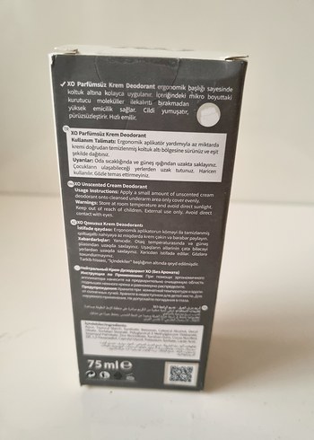 XO Parfümlü Krem Deodorant 75 ml - Görsel 4