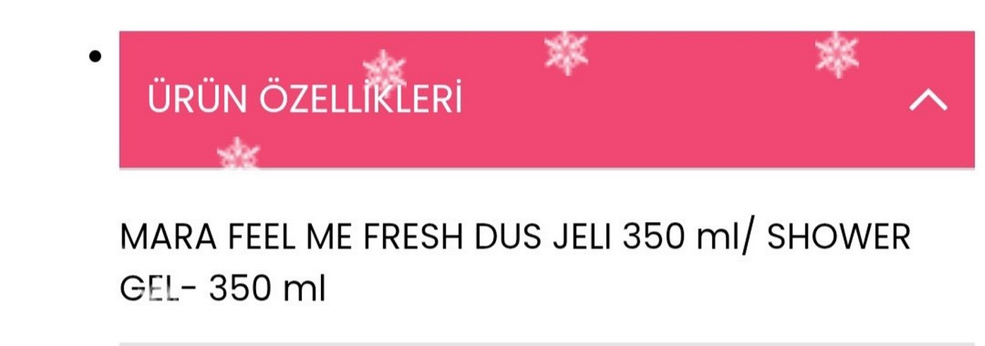 MaRa Feel Me Ocean Duş Jeli 350 ml - Görsel 2