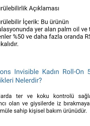 Watsons Invisible Women Kadın Roll-On 50 ml - Görsel 2