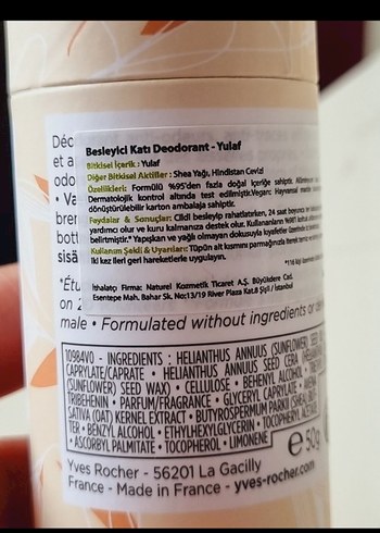 Yves Rocher Kadın Katı Deodorant 50 gr - Görsel 6