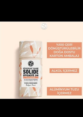 Yves Rocher Katı Deodorant 50 gr - Görsel 3