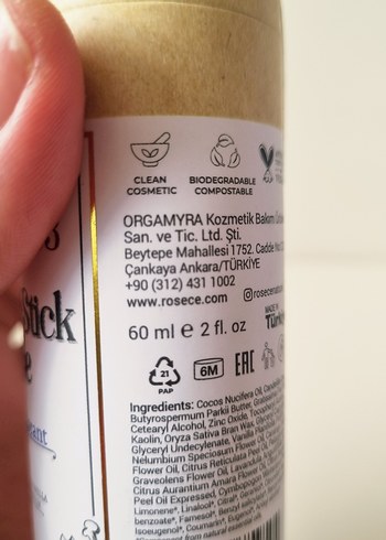 Doğal Kadın Deodorantı DeoBalmStick Pink - Görsel 6