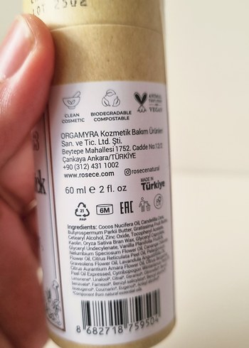 Doğal Kadın Deodorantı DeoBalmStick Pink - Görsel 5