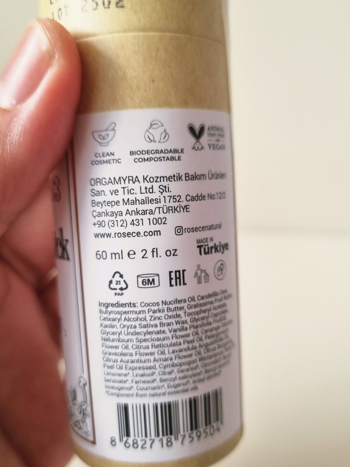 Doğal Kadın Deodorantı DeoBalmStick Pink - Görsel 5