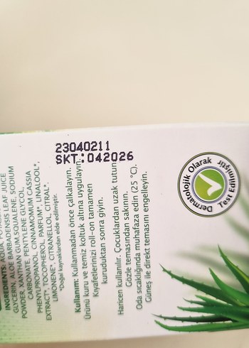 Siveno Aloe Vera %100 Doğal Erkek Roll-On - Görsel 7