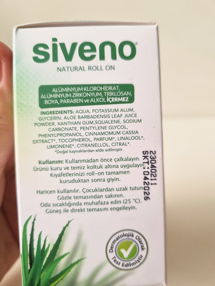 Siveno Aloe Vera %100 Doğal Erkek Roll-On - Görsel 5