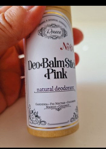 Doğal Kadın Deodorantı DeoBalmStick Pink - Görsel 3