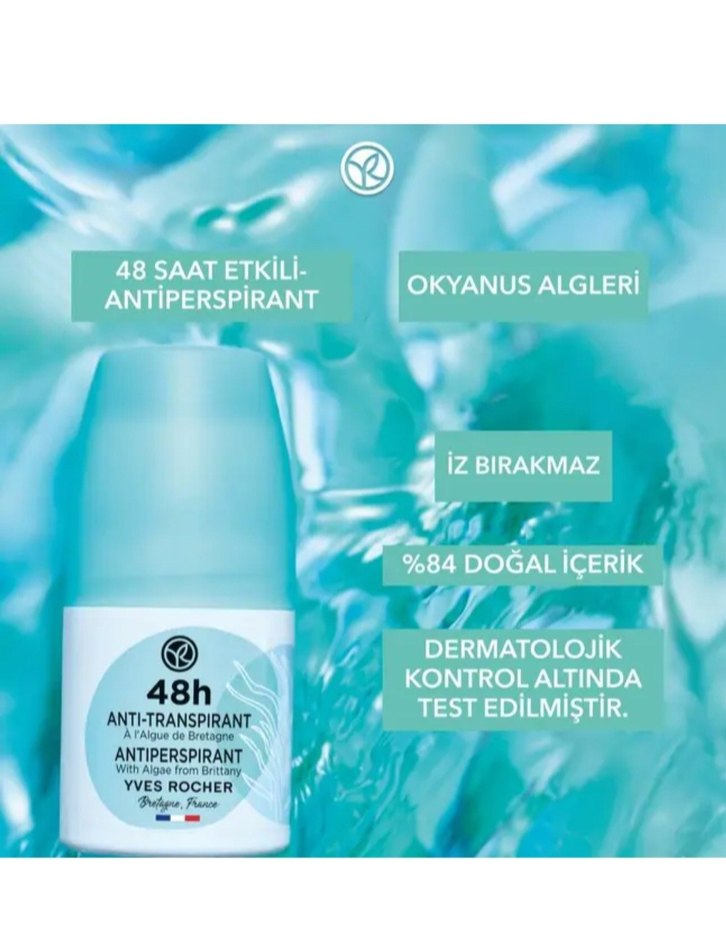Yves Rocher 48 Saat Etkili Kadın Roll-On Deodorant - Görsel 3
