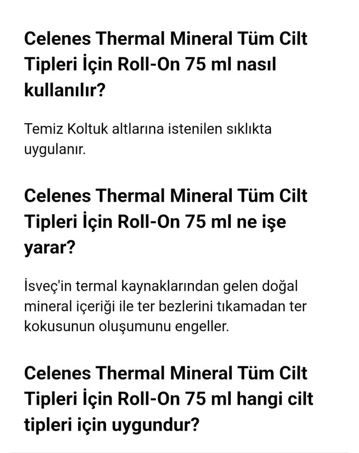 Celenes Mineral Roll-On Tüm Cilt Tipleri - Görsel 3