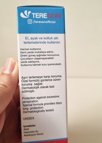 Tereson Terleme Düzenleyici Sprey 50 ml - Görsel 11