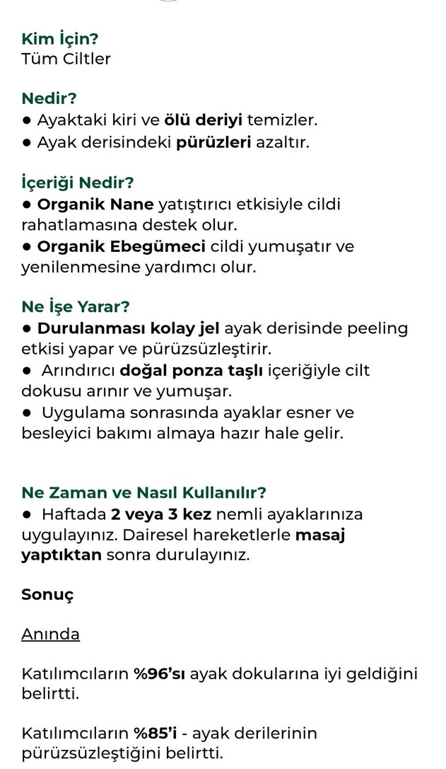 Yves Rocher Ayak Peeling Jeli 75 ml - Görsel 4