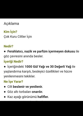 YVES ROCHER RICHE CREME GÖZ KREMİ - Görsel 3