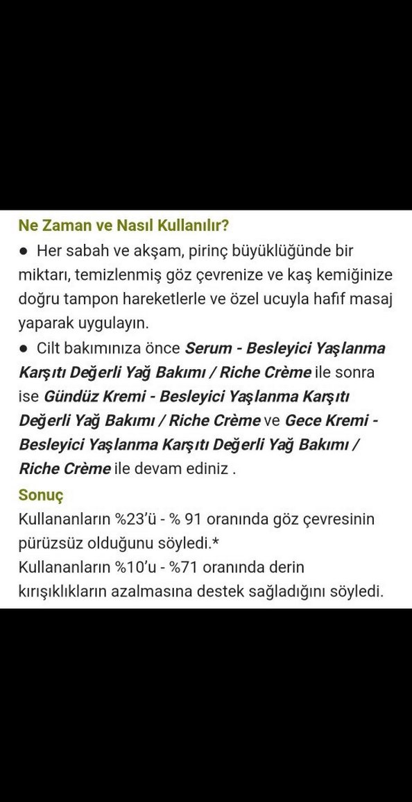 YVES ROCHER RICHE CREME GÖZ KREMİ - Görsel 4