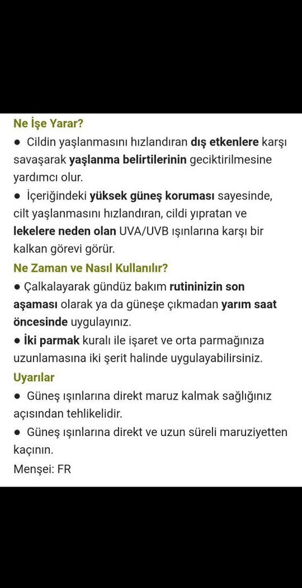 Yves Rocher Elixir Botanique Leke Karşıtı SPF 50 Yüz Kremi - Görsel 4