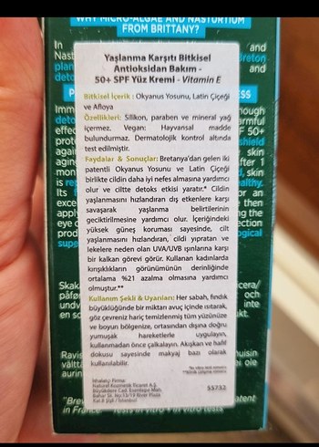 Yves Rocher Elixir Botanique SPF 50 Yüz Kremi 30 ml - Görsel 7