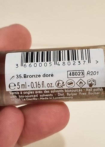 yves Rocher Parlak bronz simli  Oje - Go Green - Görsel 4