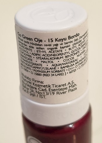 Yves Rocher Vegan Bordo Oje 5 ML - Görsel 5