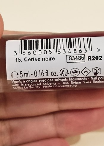 Yves Rocher Vegan Bordo Oje 5 ML - Görsel 6