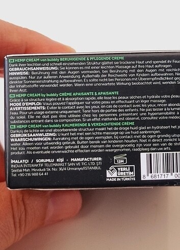 HEMP CREAM GREEN POWER  - Görsel 5