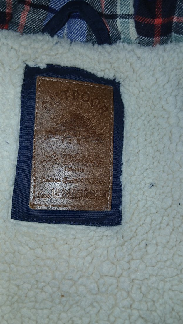 Erkek Çocuk Fermuarlı Mavi Streetwear Kaban - Görsel 3