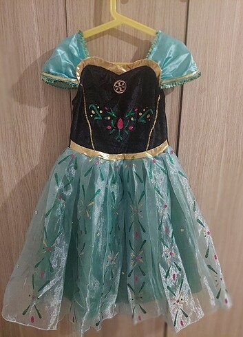 Kız çocuk Anna karakteri kostümü