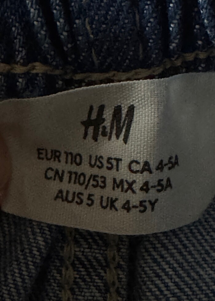 H&M kız çocuk kot etek - Görsel 4