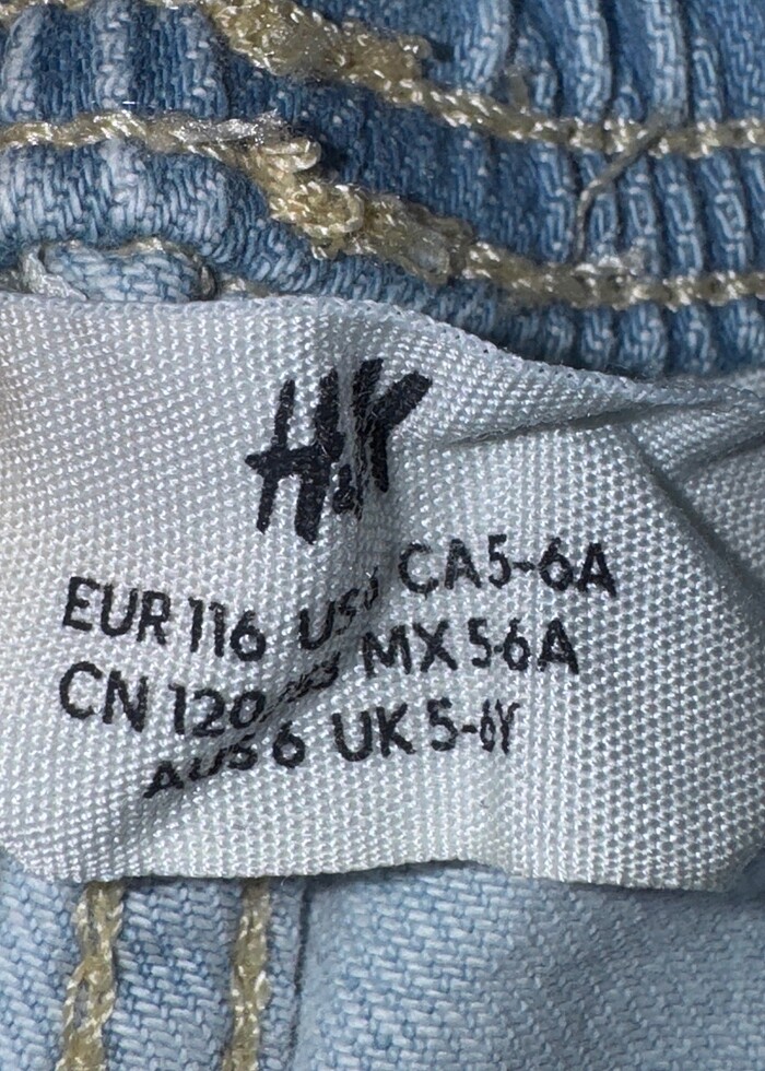 H&M kız çocuk kot etek - Görsel 3