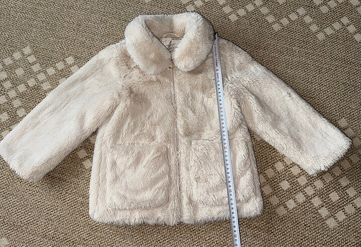 H&M kız çocuk tüylü mont